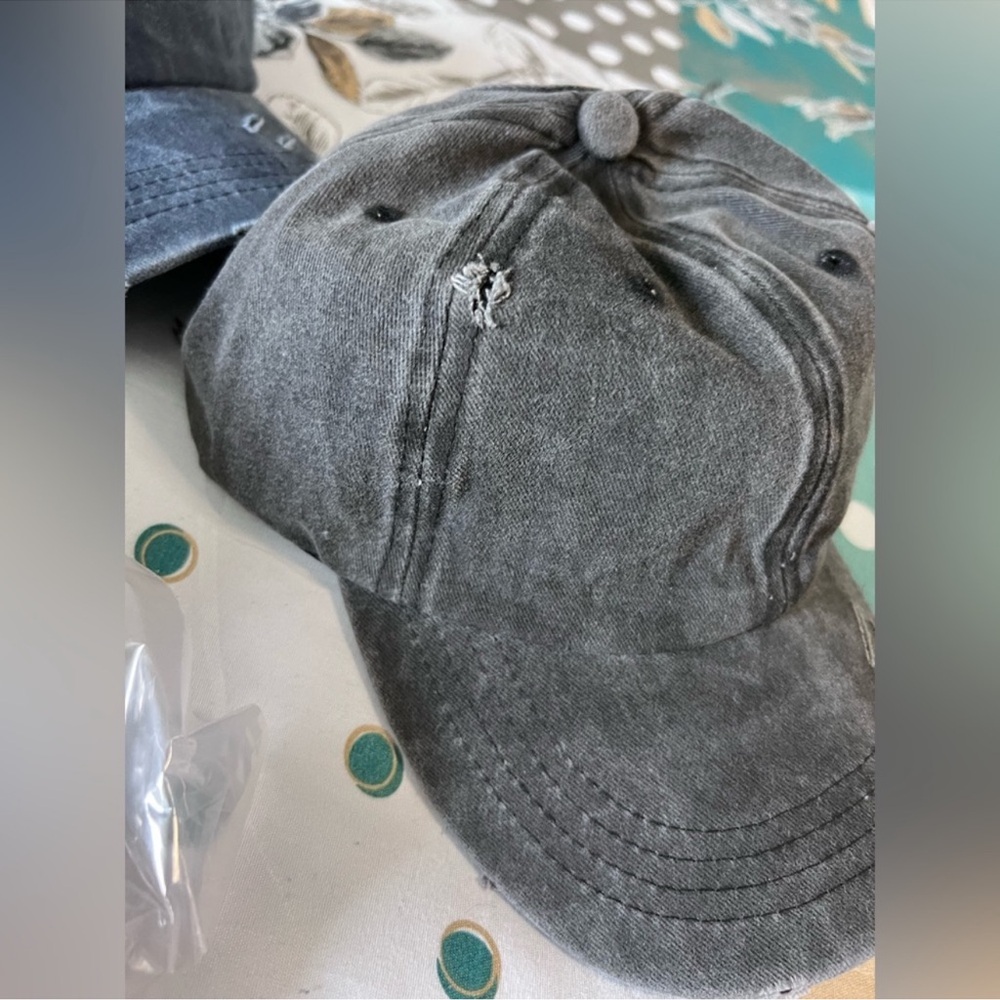 Pink and Gray Vintage-Inspired Hat